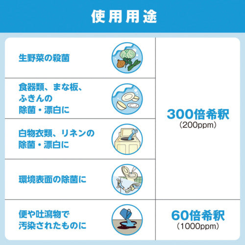サラヤ 【※軽税】殺菌漂白剤 ジアノック5kg 40139 1 個