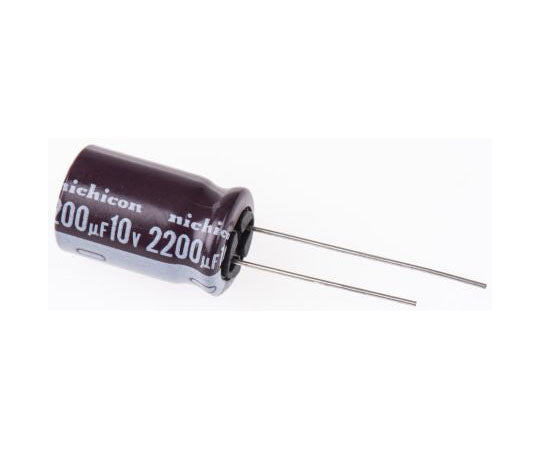 Aluminum electrolytic capacitor 2200μF 10V dc 1 bag (5 pieces) UPS1A222MHD 1 bag (5 pieces)