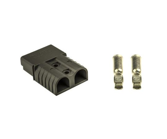 Heavy Duty Power Connector (with Flat Wiping Terminal) 2-Pole 120A 6800G1 1pc