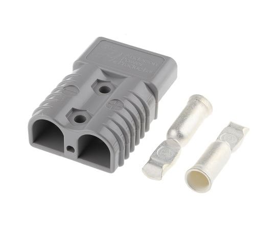 Heavy Duty Power Connector (with Flat Wiping Terminal) 2-Pole 175A 6325G1 1pc