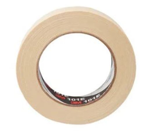 マスキングテープ 紙 幅 19mm 長さ 50m ベージュ 101E 19MMX50M 1個