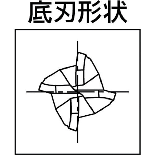 OSG 超硬エンドミル WX4刃コーナRショート強力重20XR2 3016484 WX-CR-PHS-20XR2 1 本