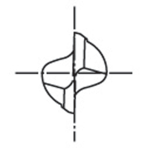 OSG 超硬スクエアエンドミル WXコートガッツミル 2刃スタブ 刃径4.5mm 刃長6.8mm 3019045 WX-G-EDSS-4.5 1 本