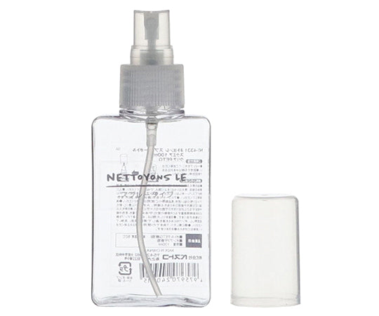 네트용 레 스프레이 병 스퀘어 클리어 5×3.4×12.6 cm ND-4331 1개