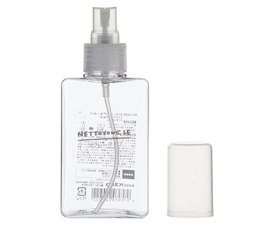 네트용 레 스프레이 병 스퀘어 클리어 5.5×3.7×13.5 cm ND-4332 1개