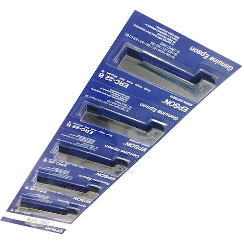 A&D インクリボン(黒) 5個入り AX−ERC−22B−S AX-ERC-22B-S 1 箱