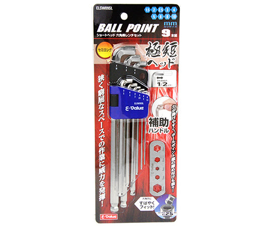 E-Value SH 육각봉 렌치 세트 SL ELSW09SL 1 세트