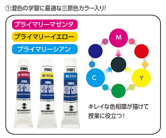 T PC 三原色スタディー シンプルセットA 10138 1セット