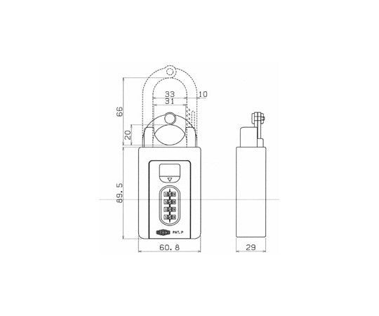 Key Bunker Black No.370K 1pc/bag