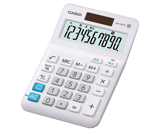 カシオ ミニジャスト10桁電卓 MW-10VTC-N 1個