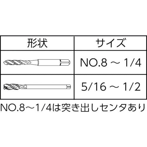 OSG Spiral Tap HR Coating for Ni-Based Super Heat-Resistant Alloys (for Unified Screws) No. 8 Number of Threads 32 Screw Length 13mm 3901446 WHR-NI-SFT-GH3-NO.8-32UNJC 1 Piece