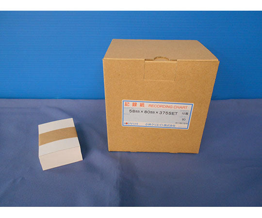 Blank folded paper, 10 books, 30m, 58mmX80mmX375SET, 1 box (10 books)