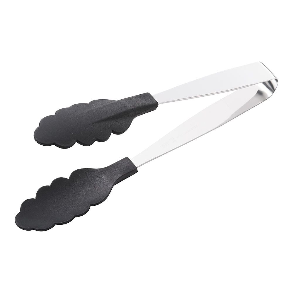 18-0 抗菌 耐熱カラートング ミニ ブラック BTVL001 1個