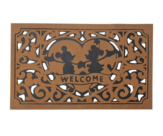 Heart Entrance Mat, Brown, SD-2173-BR, 1 pc