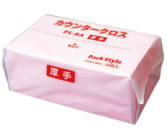 PS 카운터-크로스 레귤러 사이즈 두꺼운 핑크 540장입 520390 1케이스(60장×9봉입)