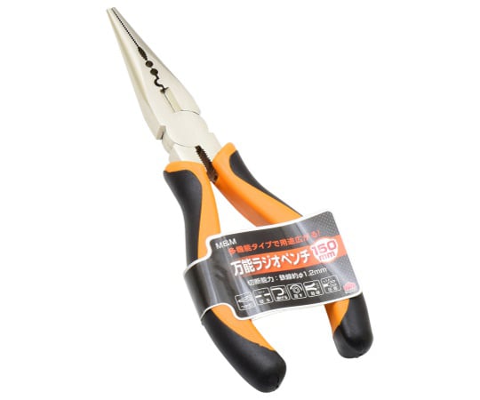 M&M Molded Grip All-Purpose Radio Pliers 150mm 1100920 1pc