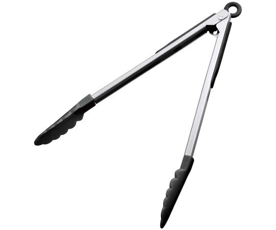 Nylon Multi-Purpose Tongs with Lock 12 Inch Black KB-KE0119/BK 0706310 1 Piece