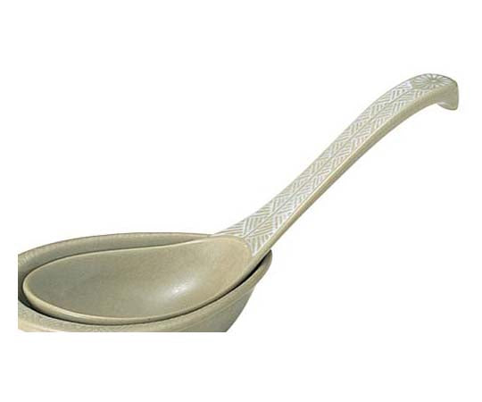 銀峯みしま 陶器 レンゲのみ 大 01-2017 8451900 1個