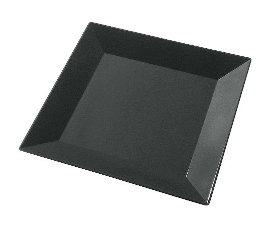 Plastic container square plate 25 (10 pieces) black 8386310 1 set (10 pieces)