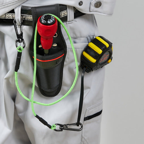 TRUSCO セーフティコード ロング 3kg 蛍光グリーン TSC-3NGN 1 本