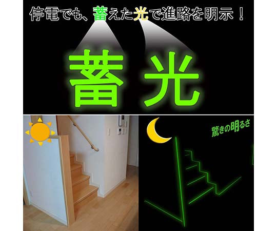 High-brightness phosphorescent tape Al-Fura 20mm x 1m AF2001 1 roll