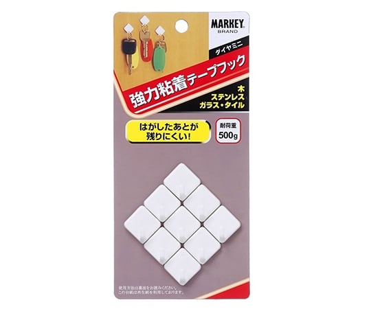 Strong adhesive tape hook Diamond 85mm x 12mm x 180mm 9 pieces ST-7 1 set (9 pieces)