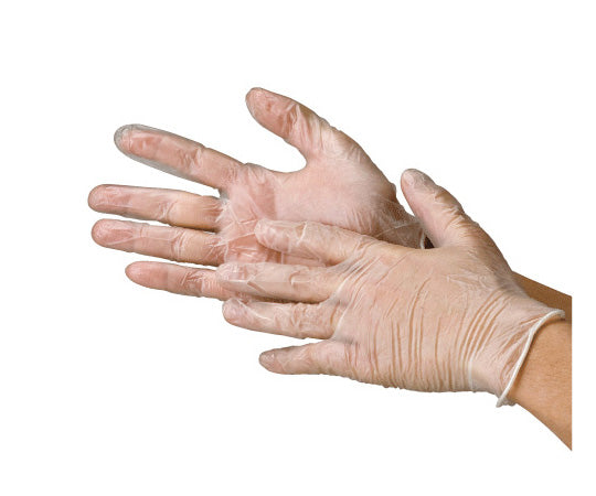 Disposable vinyl cooking gloves, pack of 100, M 2025, 1 box (pack of 100)