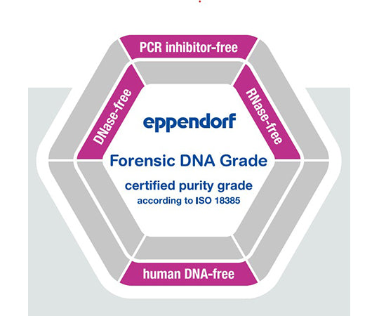 Eppendorf Safe-Lock Tubes, 0.5mL, Forensic DNA Grade, 500本(10袋×50本) 0030123603 1式(500本入)