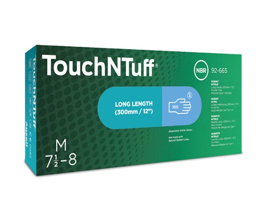 내약품 니트릴 고무 일회용 장갑 터치 에누타후 92-665 S사이즈 (100장입) 92-665-7 1상자(100장입)