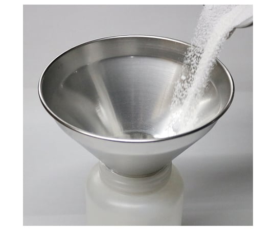 ステンレス太口ロート金具付き(粉ロート) 上径φ210×下径φ48×全長167 足長65 SRTH210 1個