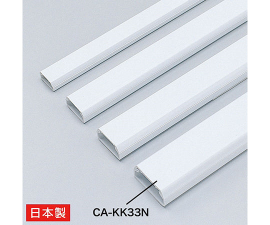 Cable cover, square, white, CA-KK33N, 1 piece