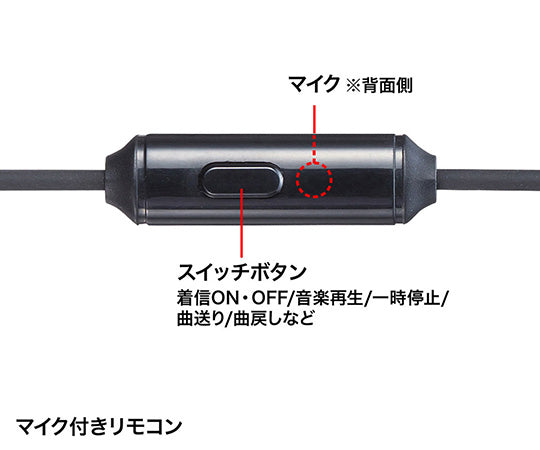 마이크가 있는 스테레오 이어폰 MM-HS706BK 1개