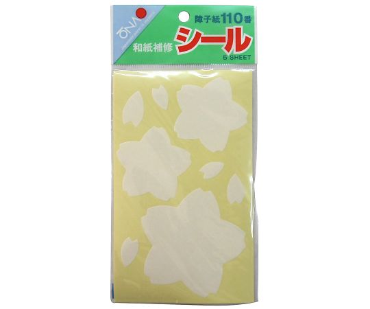 일본 종이 보수 씰 사쿠라 화이트 1 세트 (5 매입) 1 세트 (5 매 입)