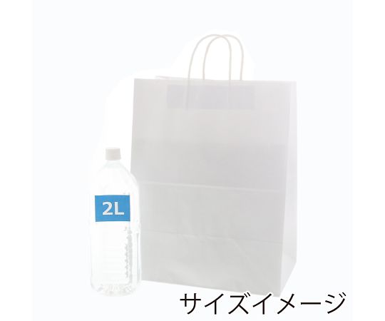 수제 종이 봉투 25 매력 가방 34-2 표백 무지 50 매 003279102 1 팩 (50 매입)