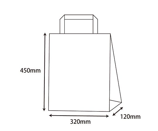 Non-woven handbag F bag M black 10 pieces 008739201 1 pack (10 pieces)