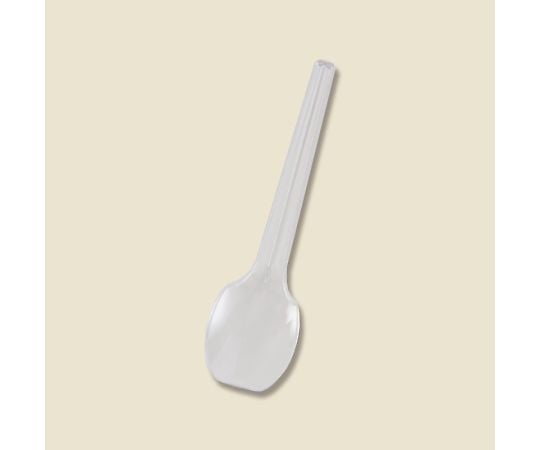 플라스틱 스푼 10cm 장미 투명 100개 004513008 1봉지(100개입)