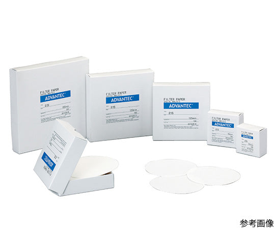 Separative filter paper No.2S φ125mm 1 box (100 sheets) 48011125 1 box (100 sheets)