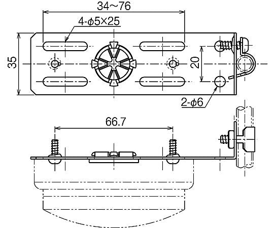 Sensor mounting bracket for hanging bolt 1 set (10 pieces) HKF9 1 set (10 pieces)