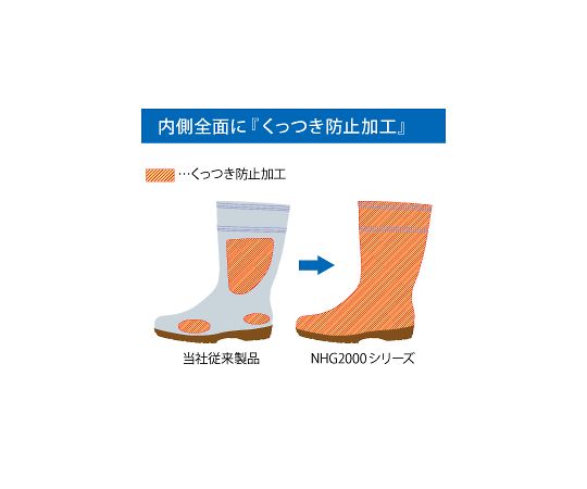 超耐滑長靴 NHG2000スーパー ブラック 30.0cm NHG2000SP-BK-30.0 1足