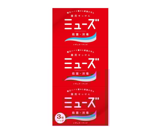 ミューズ石鹸 レギュラー 95GX3個パック 1箱(3個入)