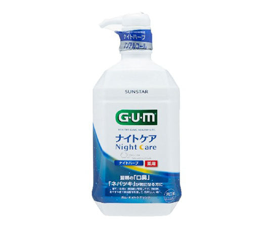 GUM Night Care Rinse Night Herb Type 900mL 1pc
