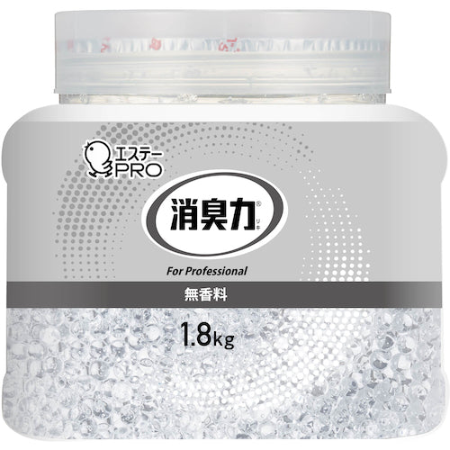 エステー 消臭力業務用ビーズタイプ 特大本体1.8kg無香料 ST13166 1 個