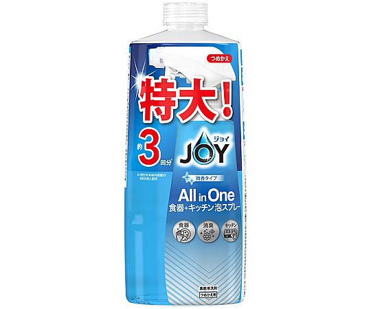 Joy All-in-One Foam Spray, Mild Scent, Refill, 3 Uses, 690mL, 1 pc
