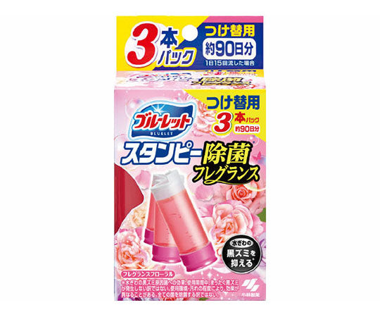 ブルーレット スタンピー除菌フレグランス フレグランスフローラル つけ替用 3本 1箱(3本入)