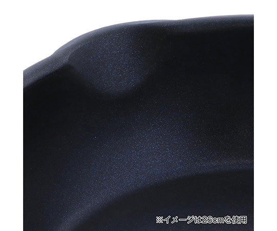 Extra deep blue diamond coated premium IH frying pan that can also be used as a pot 28cm ND-4289 1 piece