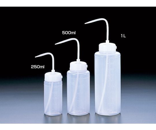 SAMPLAR® Round Washing Bottle (Wide Mouth Type) 1L 02119 1pc