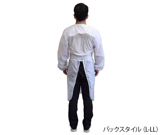洗える防護ガウン ホワイト L-LL 1200 1枚