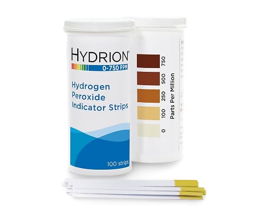 Hydrogen peroxide test paper 0-750ppm 100 sheets HP-750 1 pack (100 sheets)
