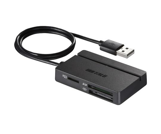 USB2.0 マルチカードリーダー/ライター スタンダードモデル ブラック BSCR100U2BK 1個