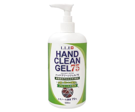 LL Earth Plus Hand Clean Gel 75 500mL 11A-08707 1 bottle/case